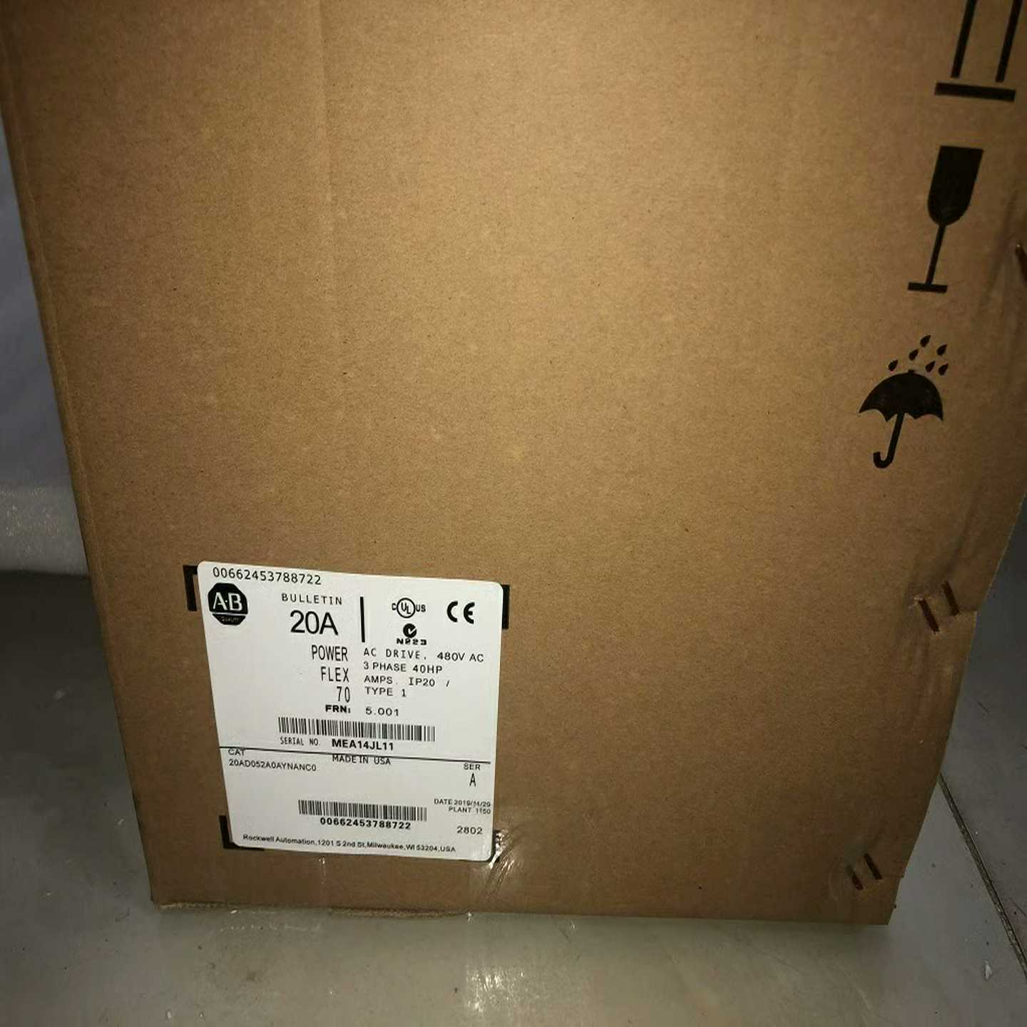 询价AB变频器20AC060A0AYNANC020ad052