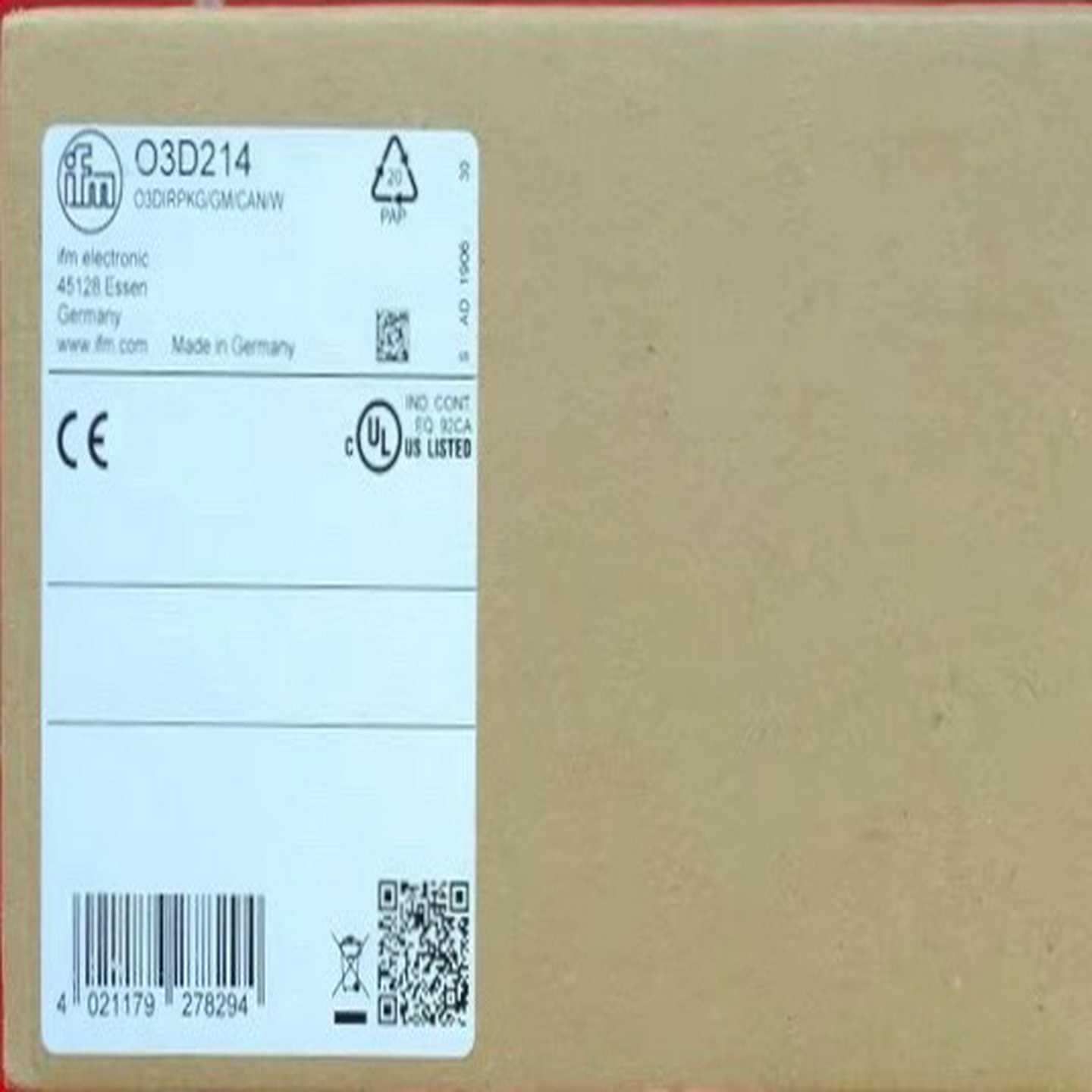 IFM O3D214 3D传感器 O3DIRPKG/GM/C【白零商行】