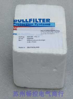 全新BOLLFILTER压力差TYP4.36.1现货4.36.1P0.8传感器0.8bar