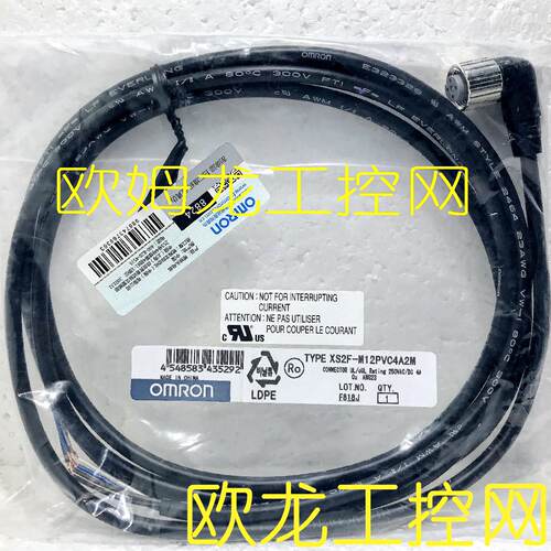供应XS2F-M12PVC4A2M 传感器接插件 全新原装未拆封现货*