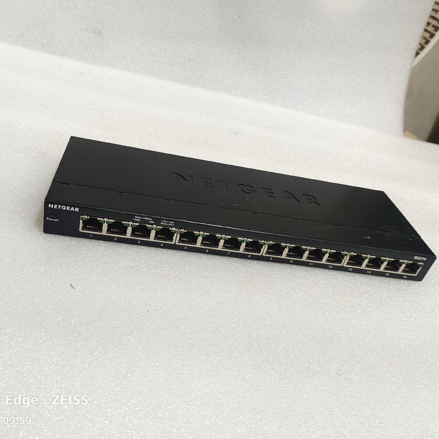 二手NETGEAR美国网件GS31616口千兆以太网交-议价