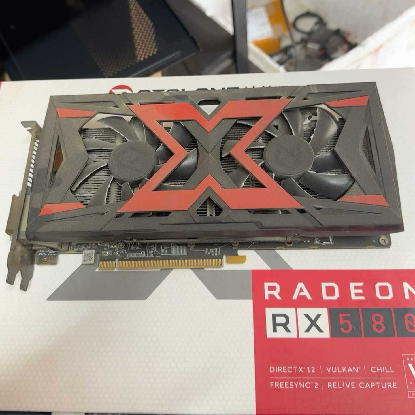 原盒原码，无拆无修，迪兰rx580 8g战神满血版，深度锻炼~询价
