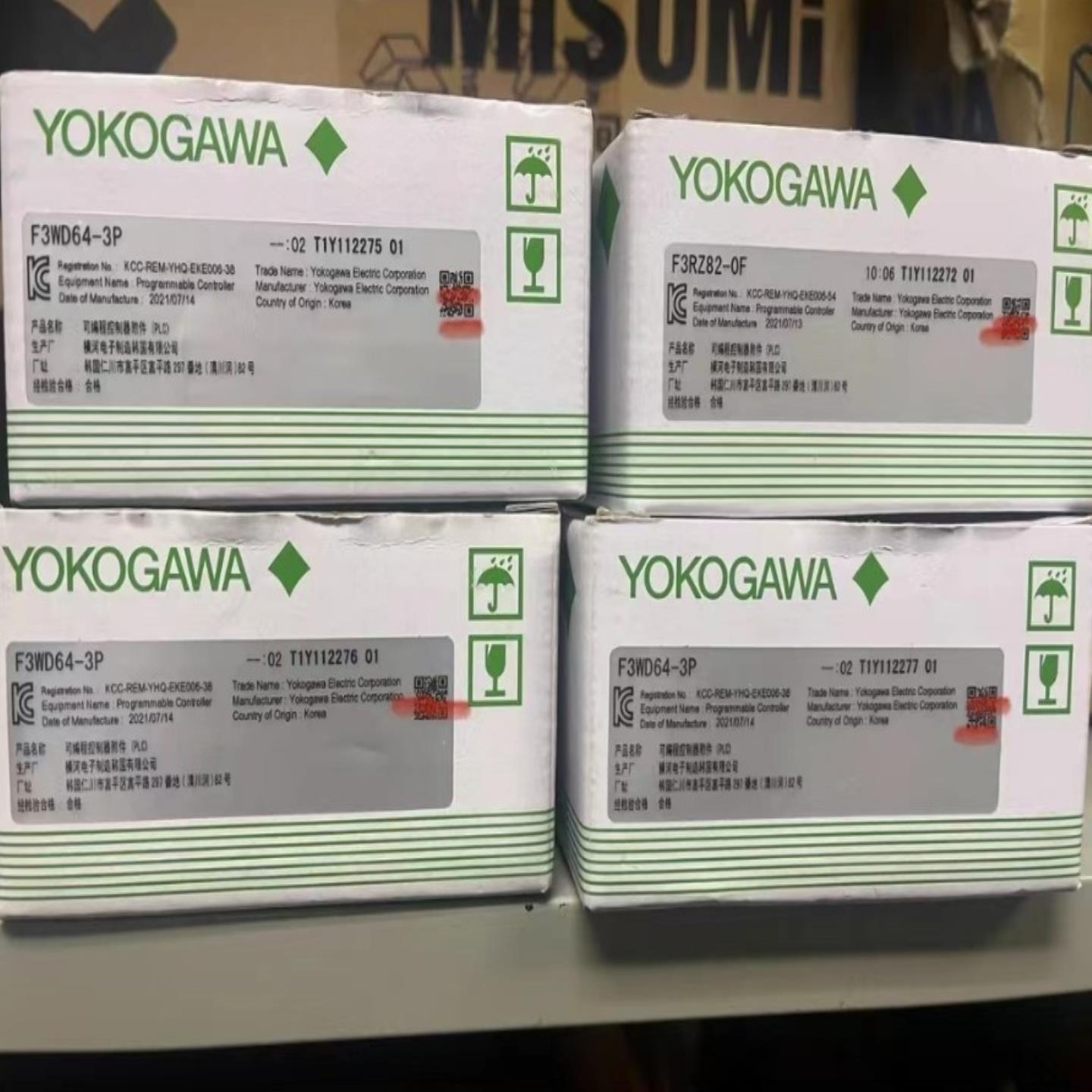 横河PLC F3NC91-0NF3AD04 F3AD08-1N1V F3XH04-3N 带包装