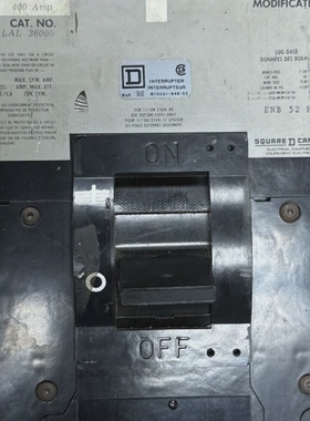 SQUARE D LAL36000 3P 400A 600VAC MOLDED CASE CIRCUIT BREAKER