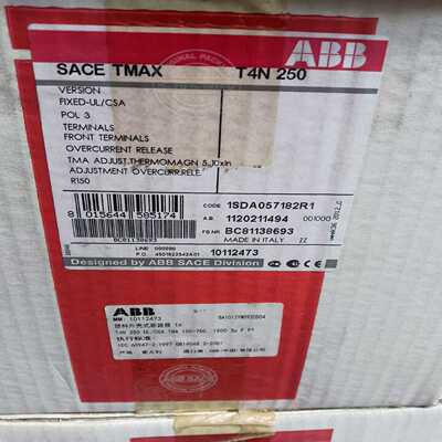 ABB塑壳断路器T4N250 1SDA057182如1~询价