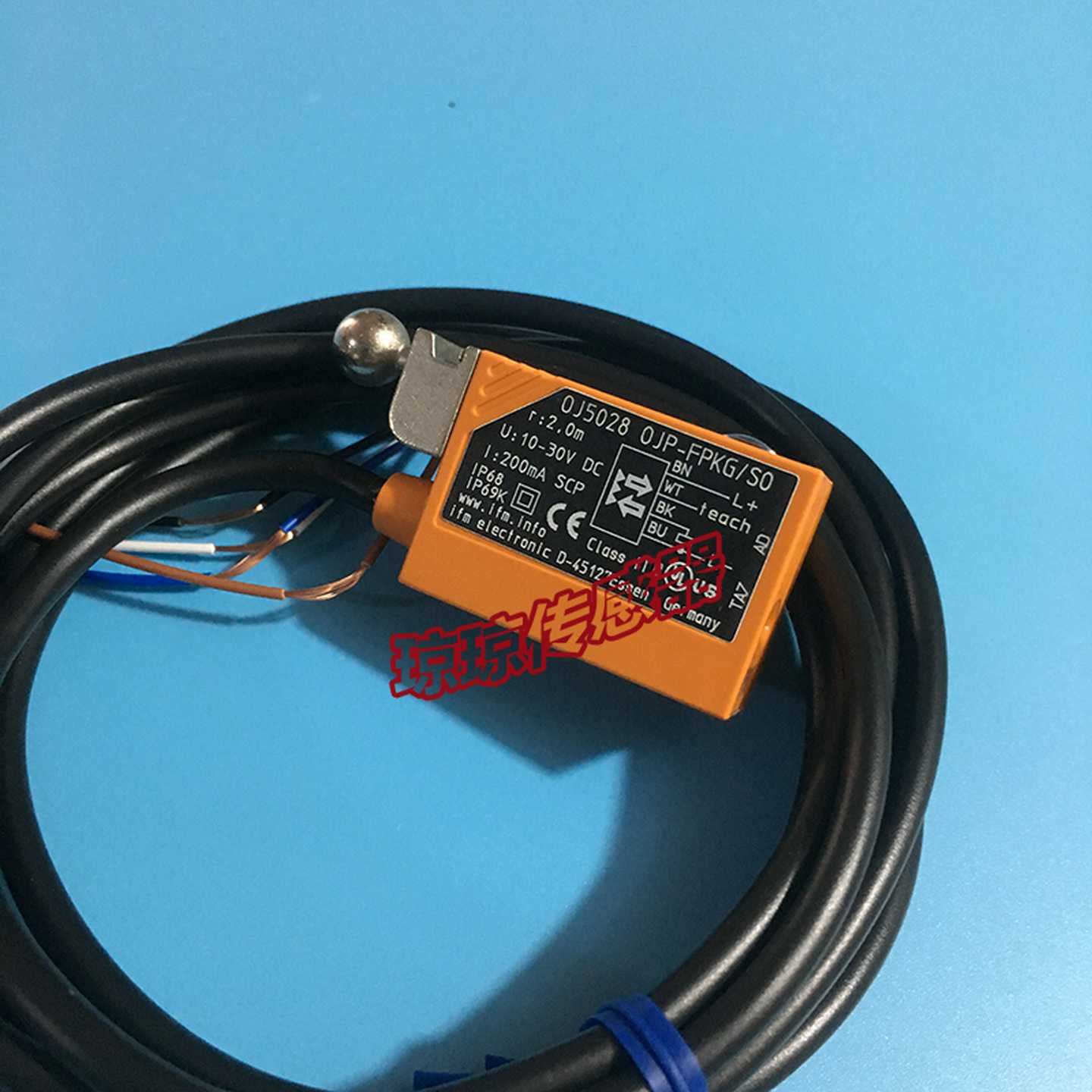 IFM易福门OJ5028OJP-FPKG/SOOJP-FPKG/FO/AS反射光电开关传感器