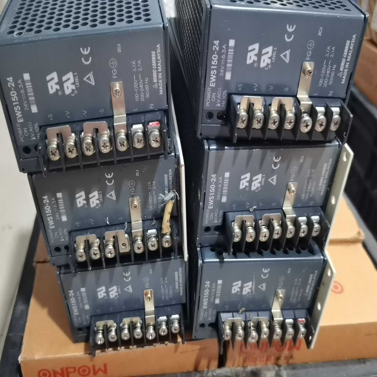 二手兰达电源EWS150-24。24v-6.3A共6个成色如--议价商品
