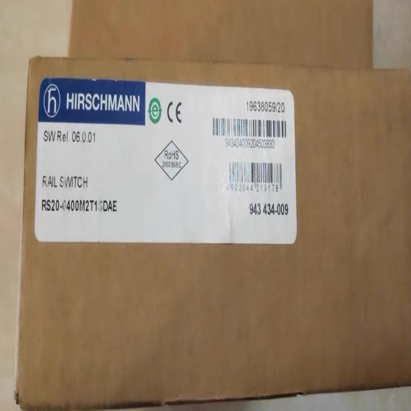 售前询价赫斯曼工业交换机全新未拆封RS20－0400M2T1SDAEHC