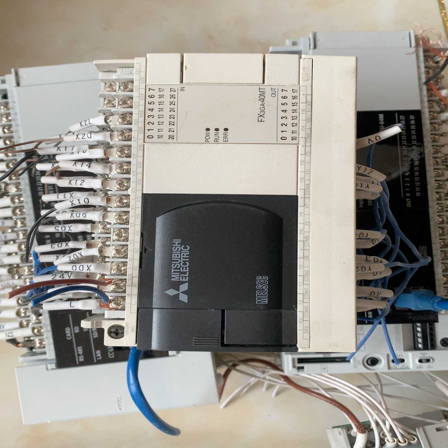 三菱FX3u-48M/FX3GA-40MT，拆机件，功能正常--议价商品