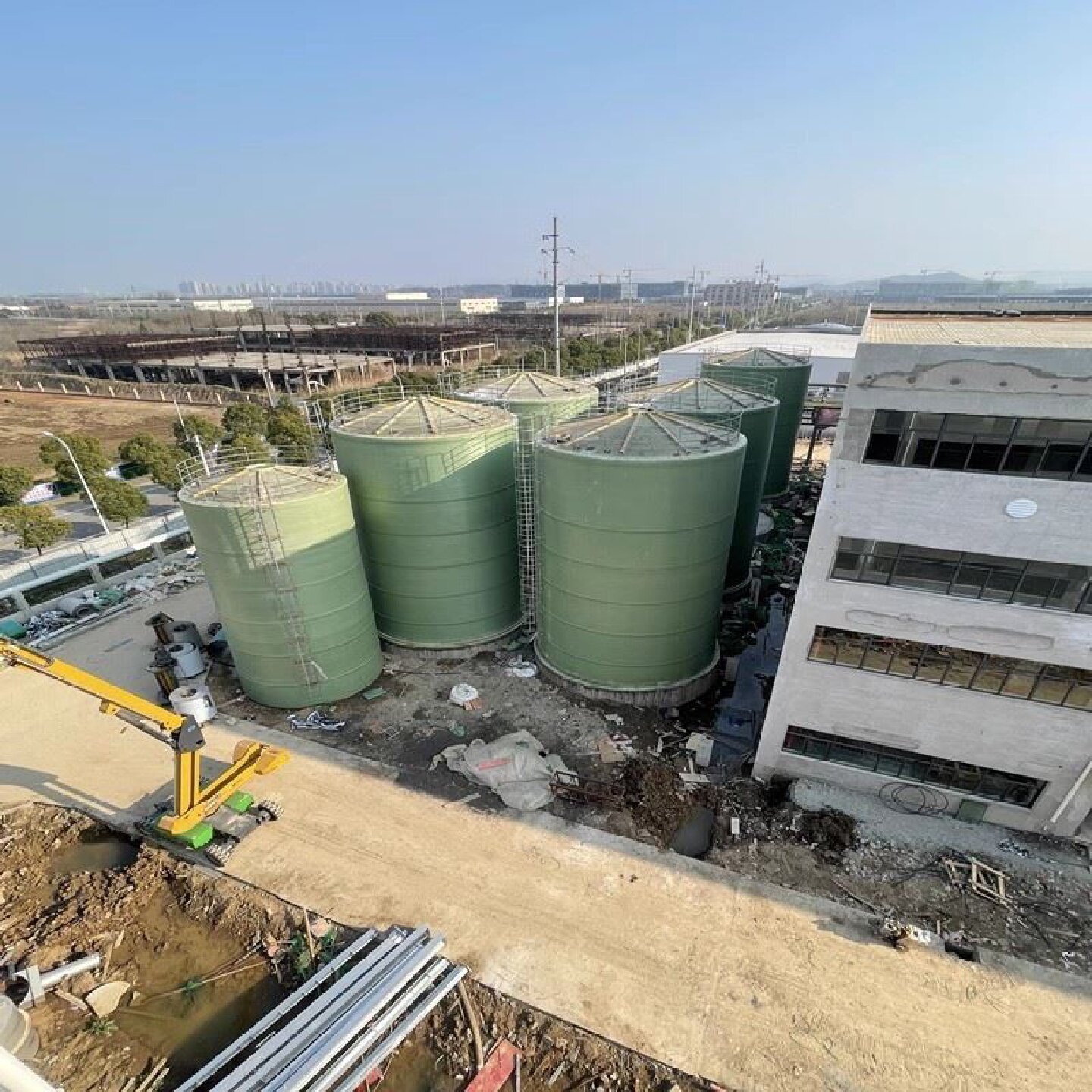 玻璃钢储罐立式卧式储水罐盐酸硫酸次氯酸钠化工罐食品罐消防水罐