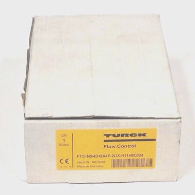 Neu TURCK FTCIN34D19A4P2LIXH1141D224 Durchfluss Kontroll 687