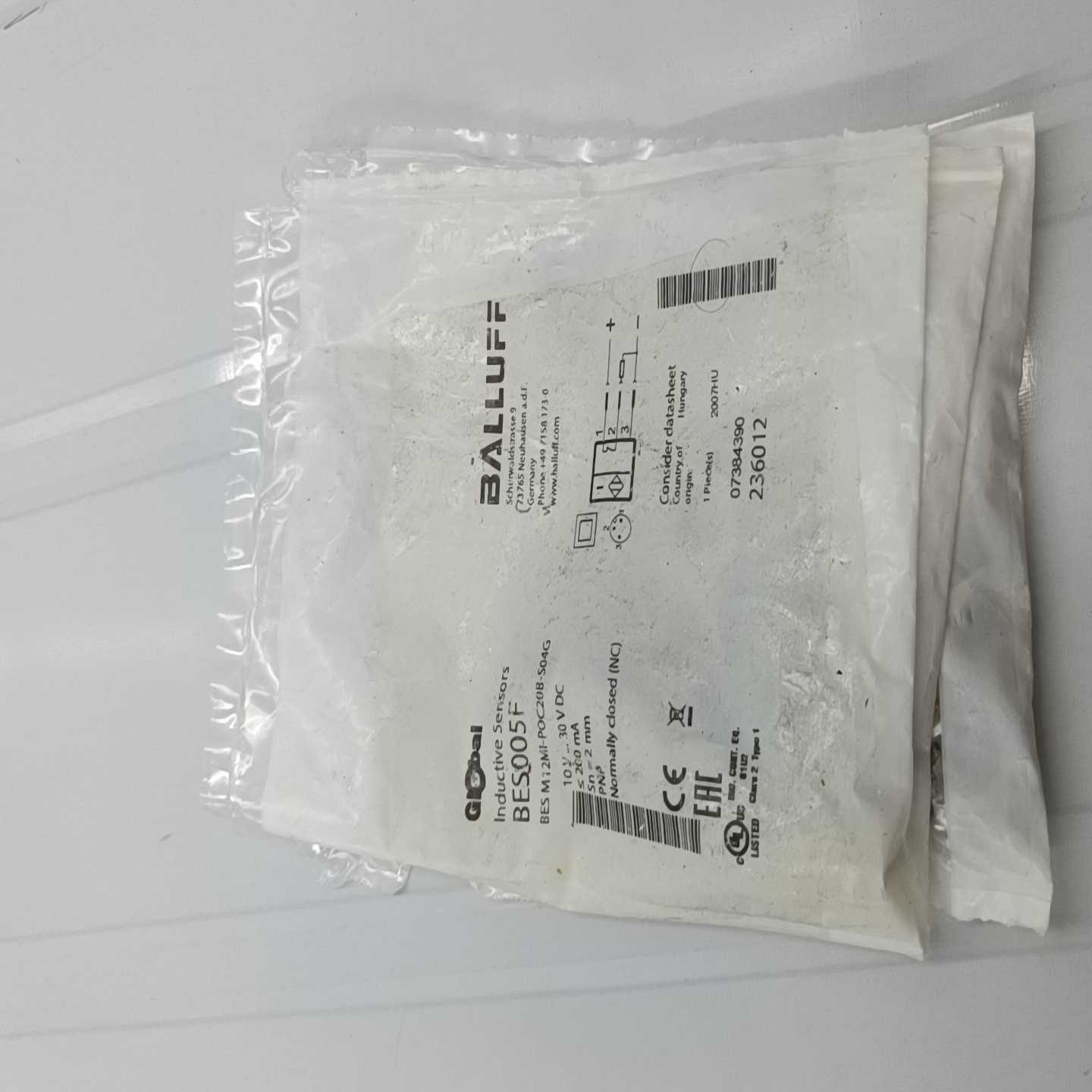 询价拍~BALLUFFBES005F巴鲁夫电感式接近开关BE