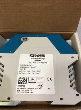 【星慕电子】ZANDER AACHEN 安全继电器 SR3D 47227