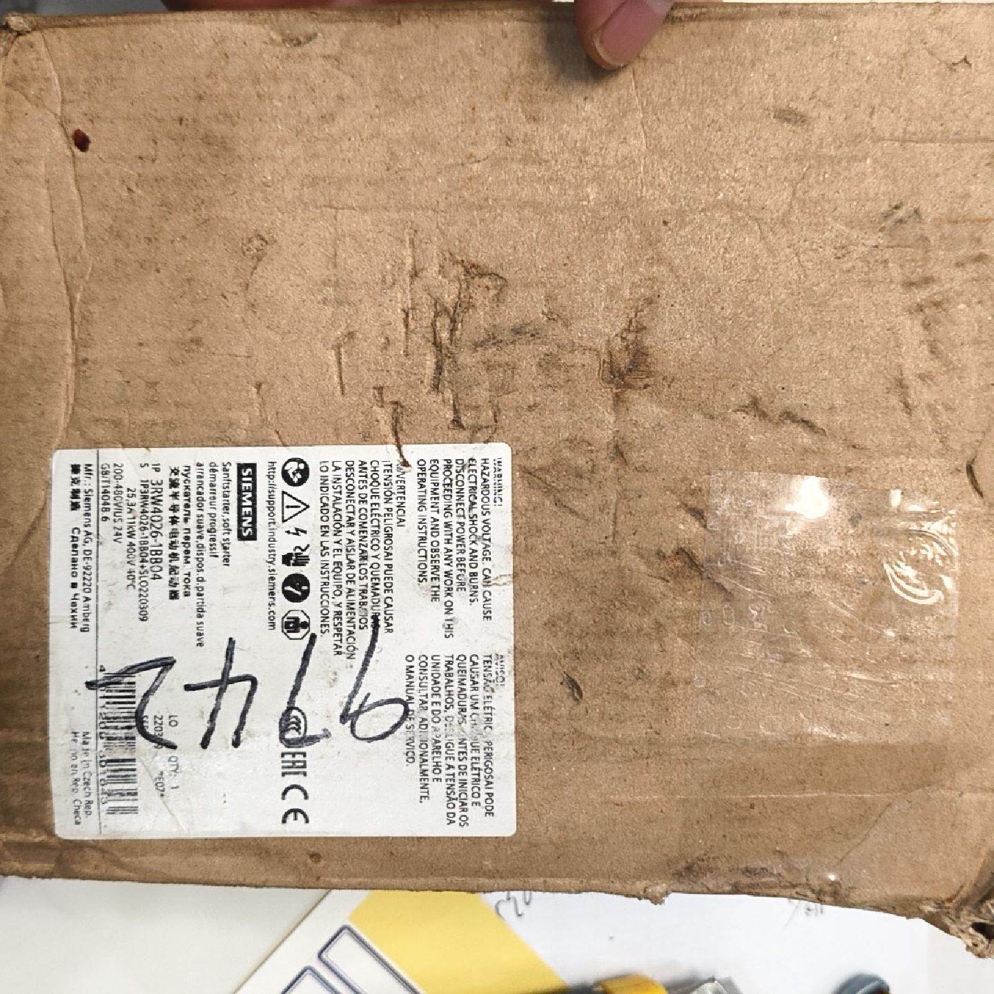 西门子3RW4026-1BB14软启动器，几乎全新，原装正品--议价商品