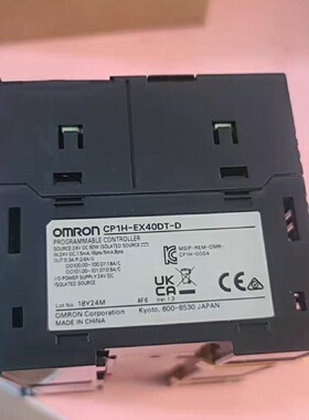 议价OMRONCP1H-EX40DT-D可程式设计控制器Ver.1.3版本全新原装正