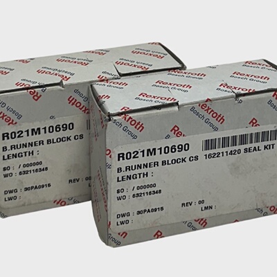 2 REXROTH R021M10690  R166611420 BALL RUNNER BLOCKS CARBON S