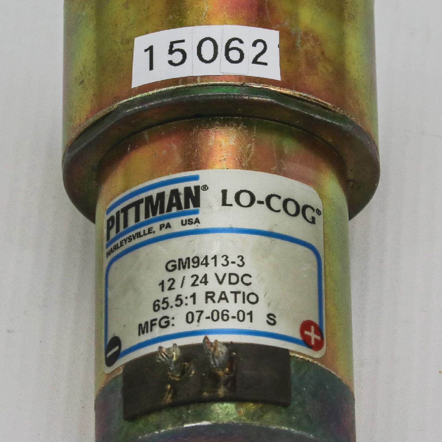 15062PITTMANLOCOG直流齿轮电机1224VDCRATIO65.51GM94133 - 实物图