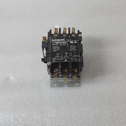 SIEMENS 42BF35AJBWA DEFINITE PURPOSE CONTACTOR 877131013 COI