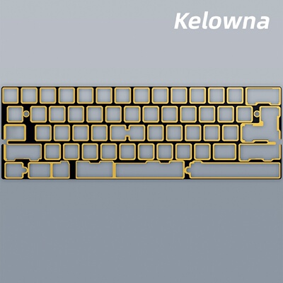 客制化机械键盘沉金玻纤定位板左移非左移660螺孔通用