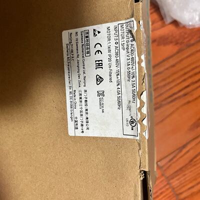 (议)SINAMICSV20变频器型号6SL32105