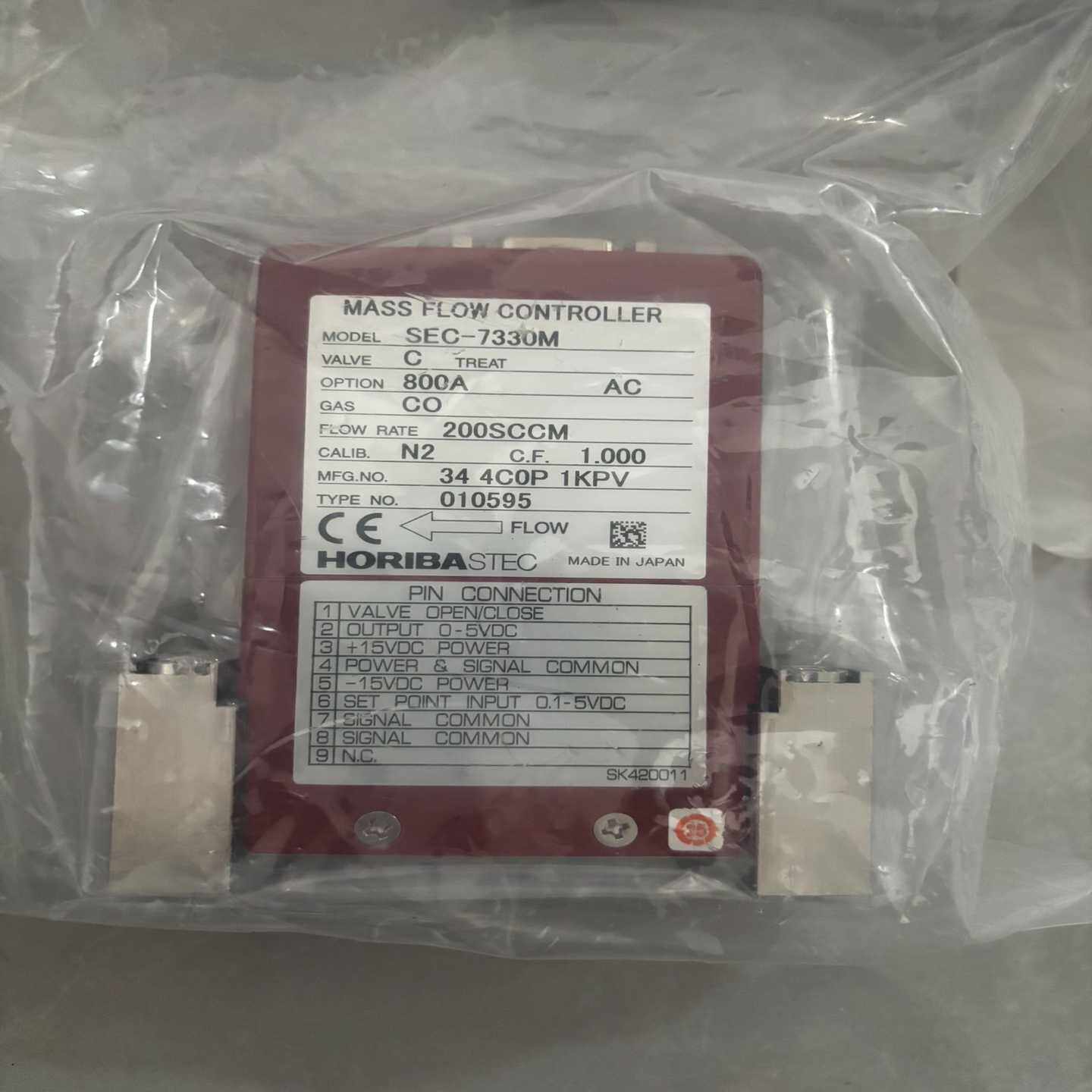 询价~SEC-7300M CO 200SCCM 未开封