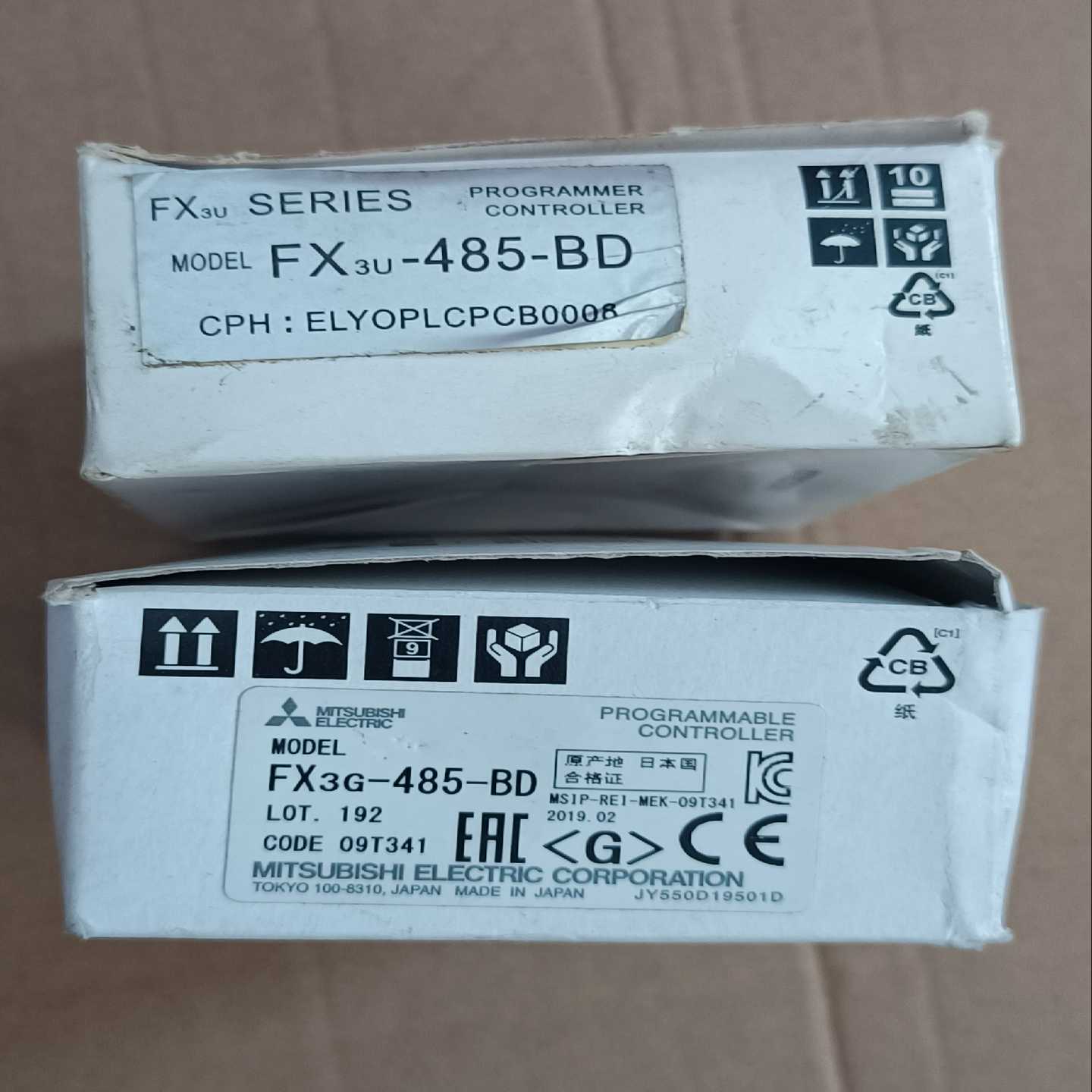 询价全新三菱通功能扩展板通讯模块FX3G-485-BD和FX3U