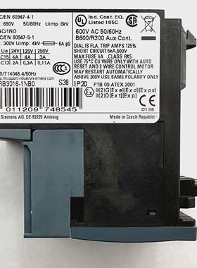 Siemens SIRIUS 3RB30161NB0 E03 elektr. berlastrelais unusedO