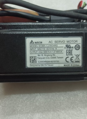 台达伺服电机ECMAC20604RS400W功率拆机品-议价