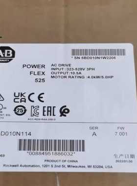 寻..美国罗克韦尔AB25B-D010N114