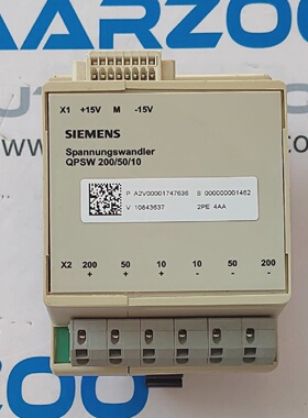 SIEMENS SPANNUNGSWANDLER Voltage Transducer  Siemens QPSW 20