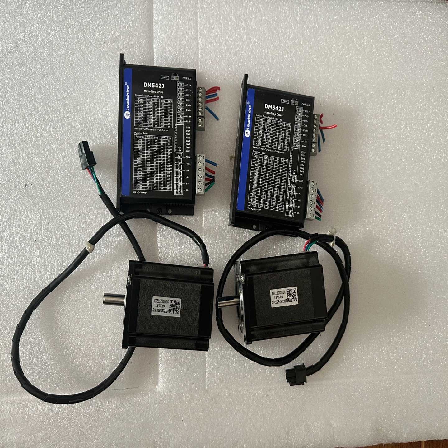 雷塞DM542J驱动器电机57CM21X两套8mm轴--议价商品