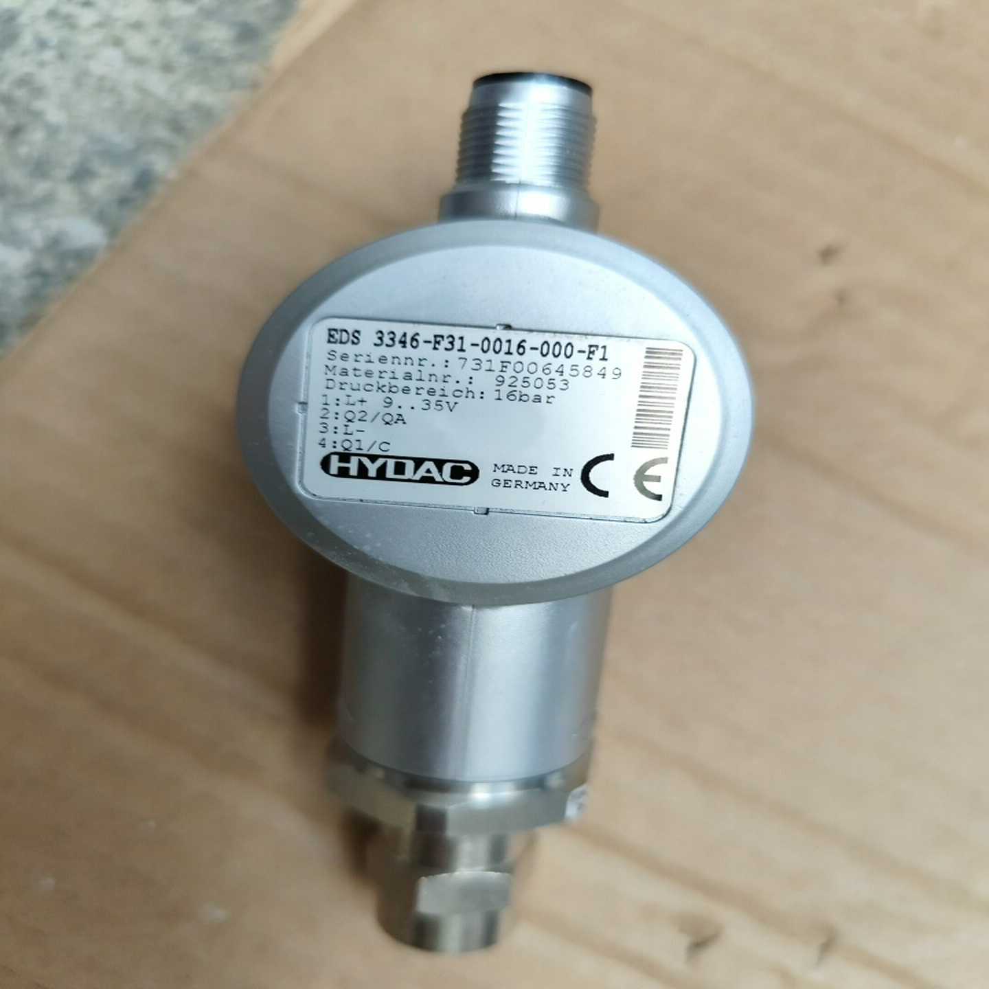 贺德克压力传感器。EDS3346-F31-0016询价