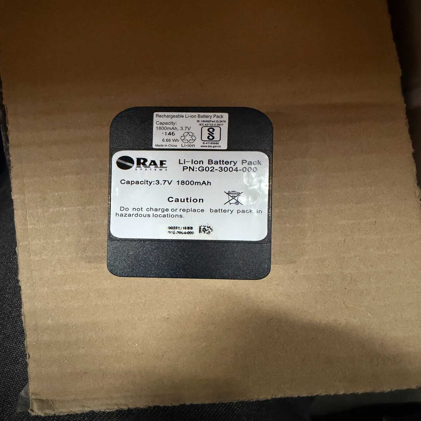 Honeywell/霍尼韦尔G02-3004-000电池--议价商品