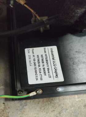 询价~工业显示器，9寸单色LCD屏，型号BM09DF，带键盘操