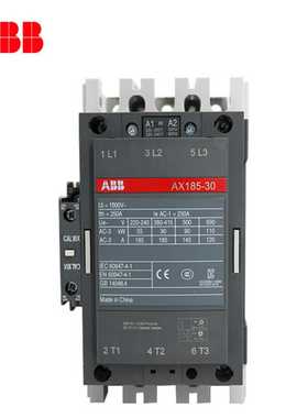 正品ABB接触器AX185-30-11-86*400-415V50Hz/415-440V60Hz