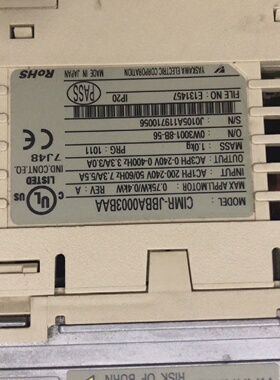 询价-安川变频器CIMRJT2A0004BAA