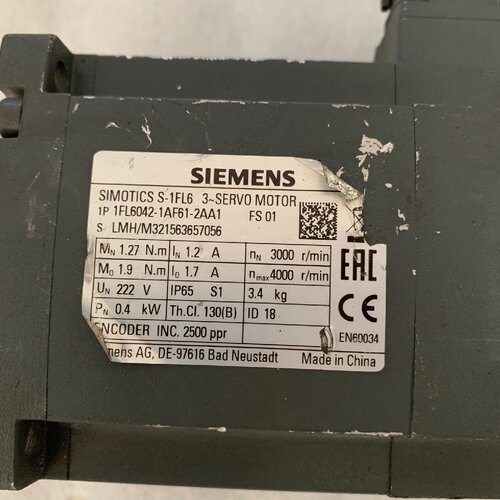 询价-伺服电机SIMOTICSS1FL63SERV