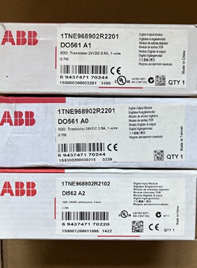 议价ABB全新原装PLC模块DO561 DI562 DI524 AI531 AX522现货