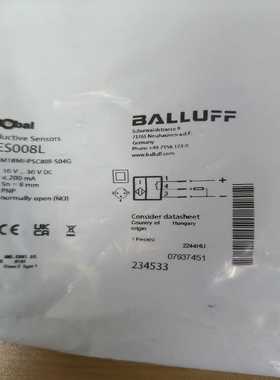 全新原装正品BES008LBESM18MI-PSC80B