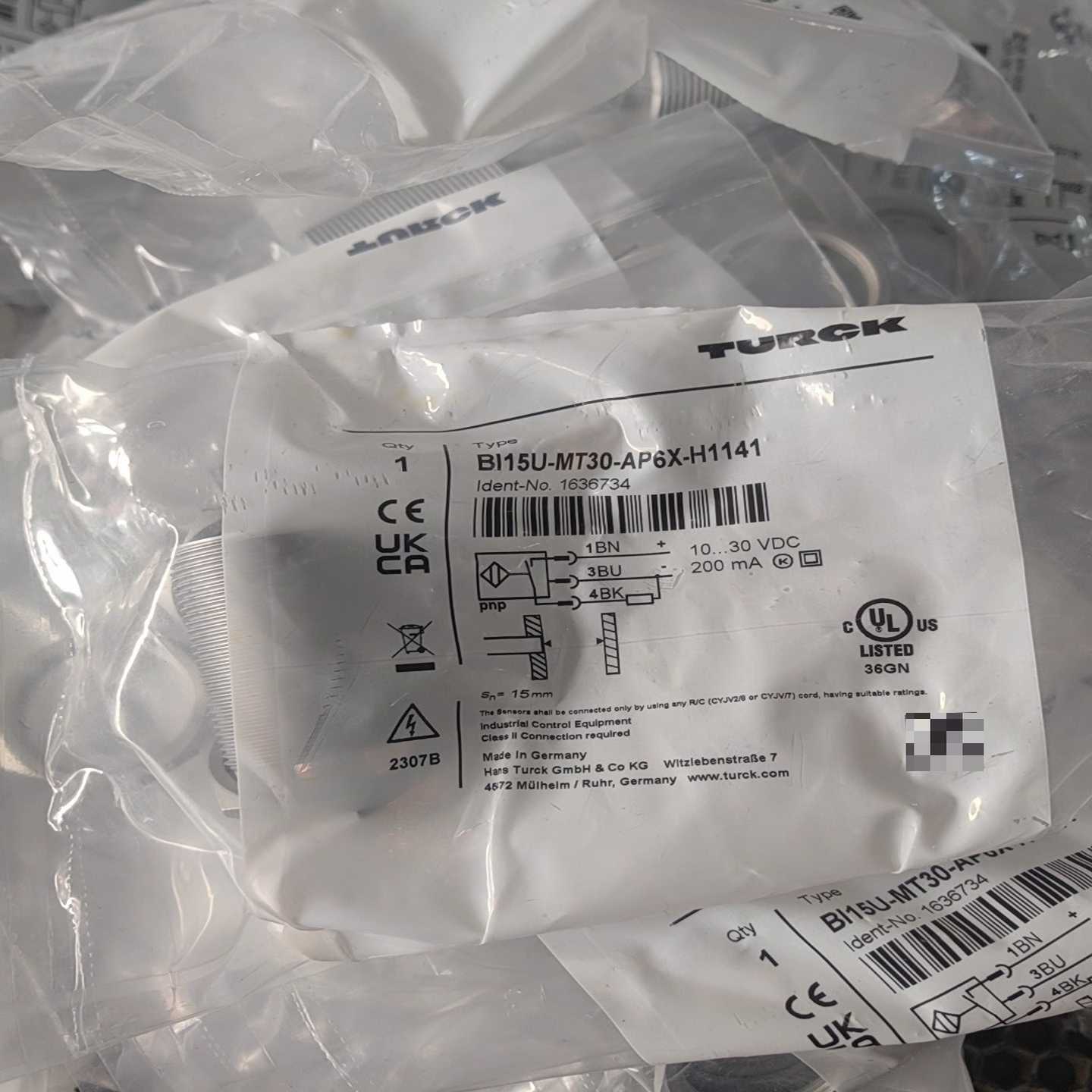 图尔克BI15U-MT30-AP6X-H1141订货号163--议价商品