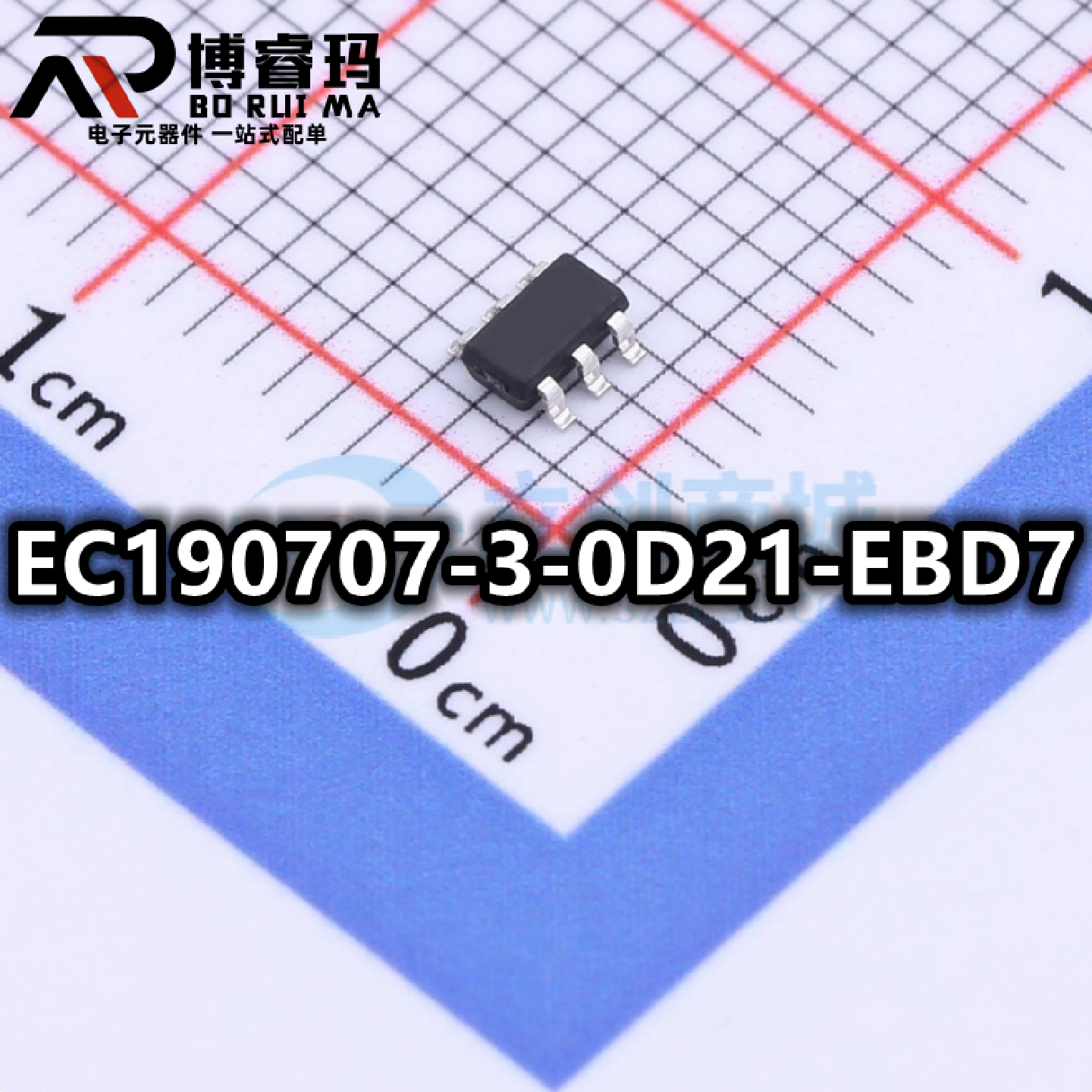 全新原装EC190707-3-0D21-EBD7封装SOT23-6一键开关机IC芯片