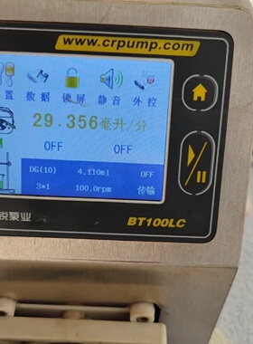 询-创锐BT100LC智能型数显蠕动泵开机正常设置都还正常实