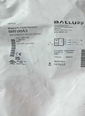 巴鲁夫气缸BMF00A3 BMF 214K-PS-C-2~询价