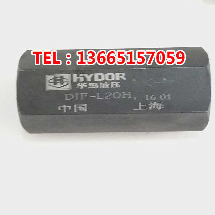 上海华岛管式单向阀 DIF-L10H1 DIF-L10H2 DIF-L20H1 DIF-L20H2