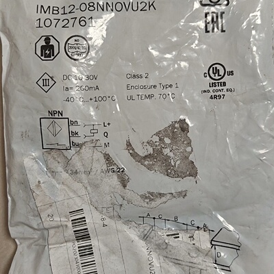 西克接近开关IMB1208NNOVU2K订货号107-议价