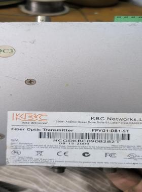 议价议价KBC光纤发射机型号FPVG1-DB1-ST成色如图实议价