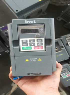 9成新英威腾变频器GD10-0R7G-4-BGD10-1