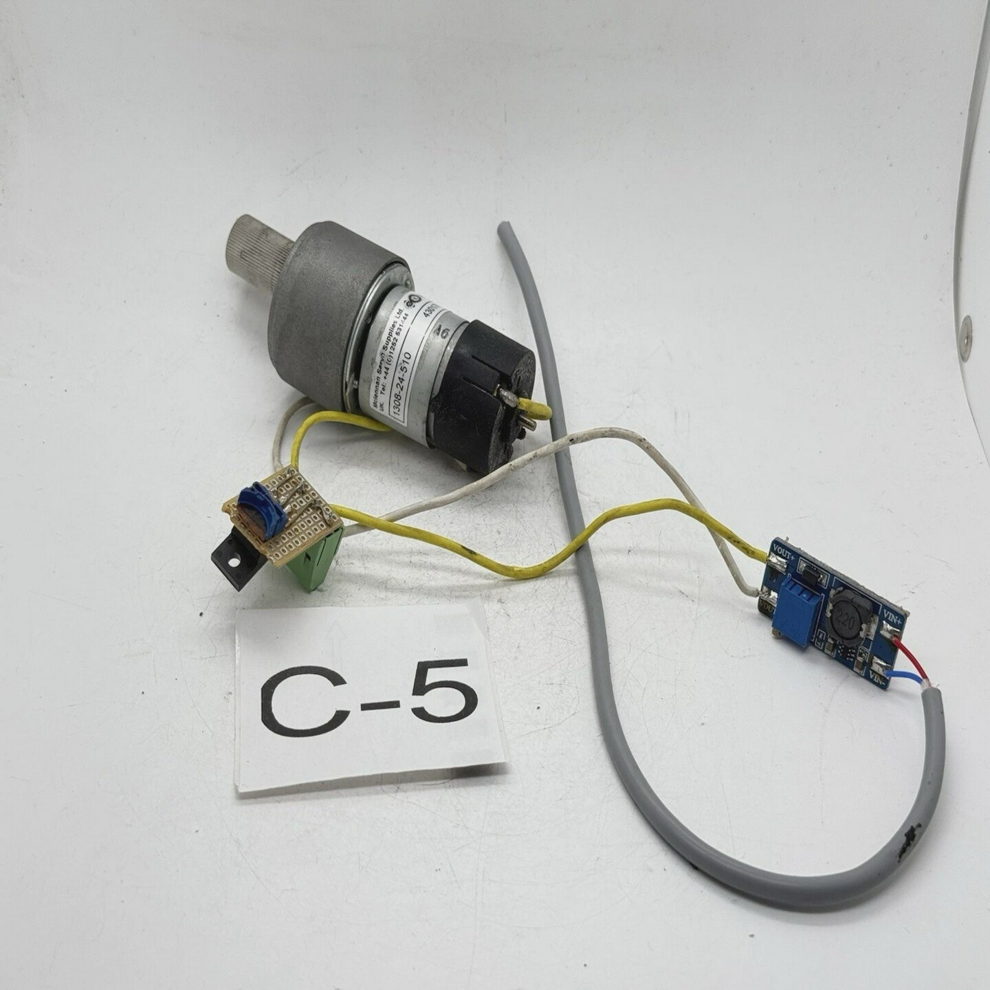 McLennan1308-24-510直流齿轮电机24V带微型电机变速箱和控制