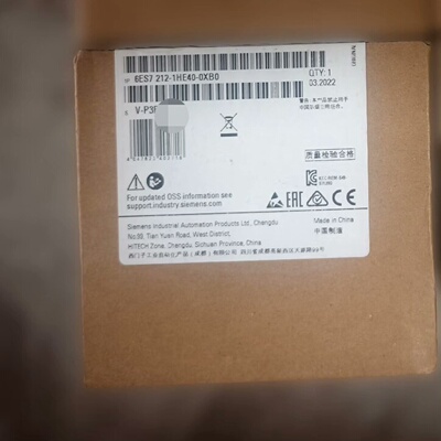 询价/6ES72121HE400XB0中央处理器模组