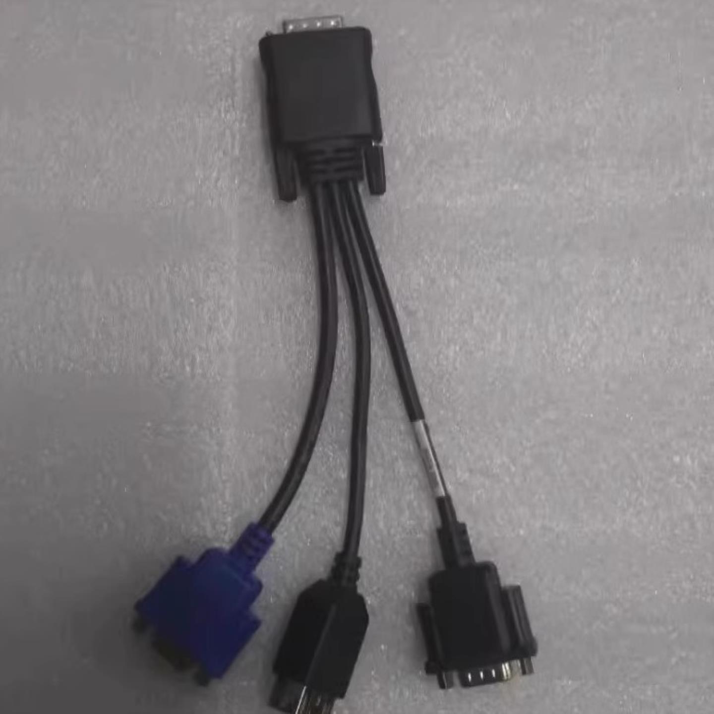 隆兴联想IBM刀片服务器小辫子28P转VGA USB转接线SD530 X240 81*